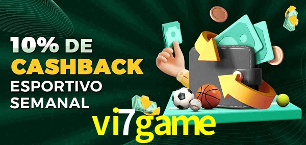 10% de bônus de cashback na vi7game